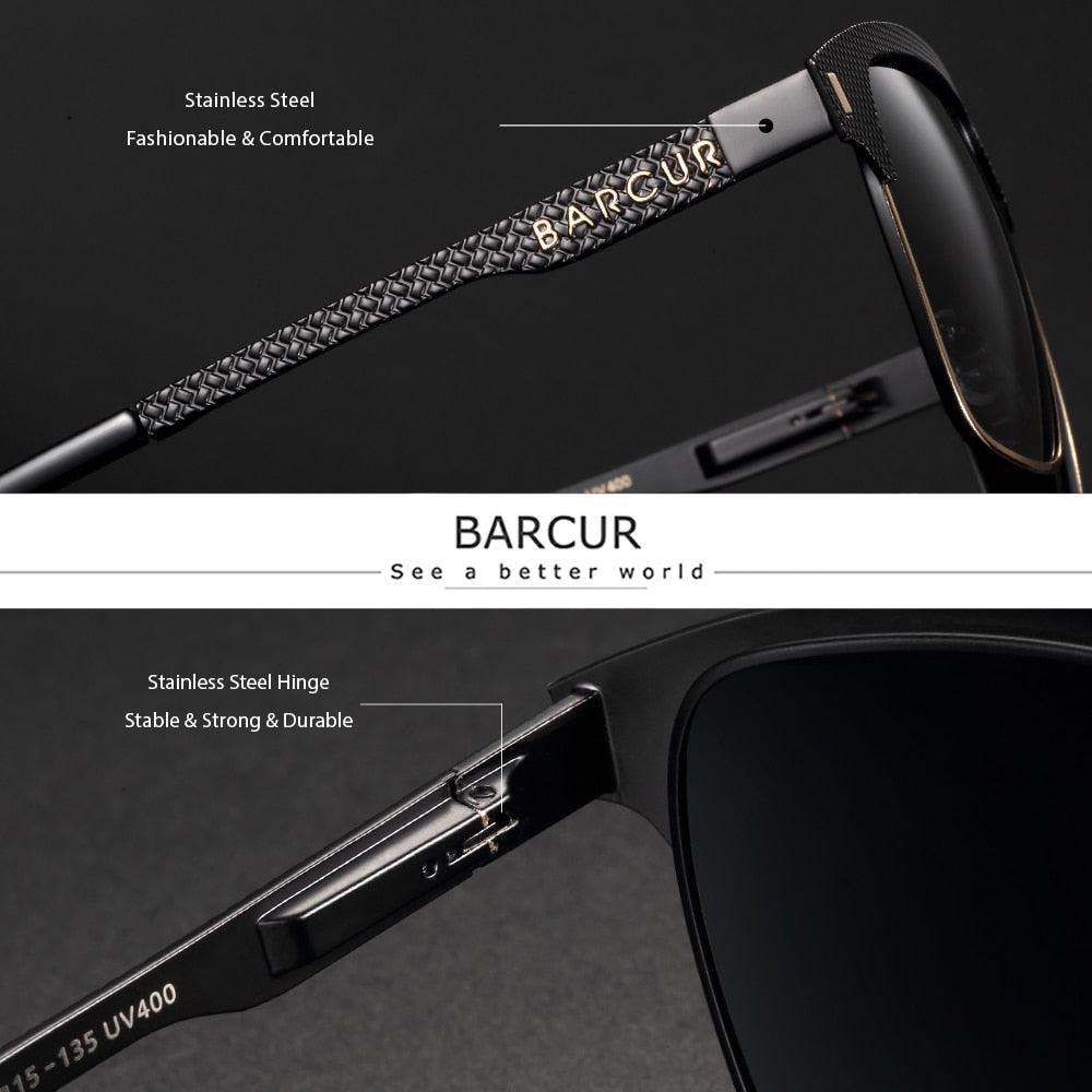 BARCUR Original Design Polarized Sunglasses