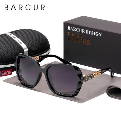 BARCUR Polarized Sunglasses UV400 Lady Fashion Gradient