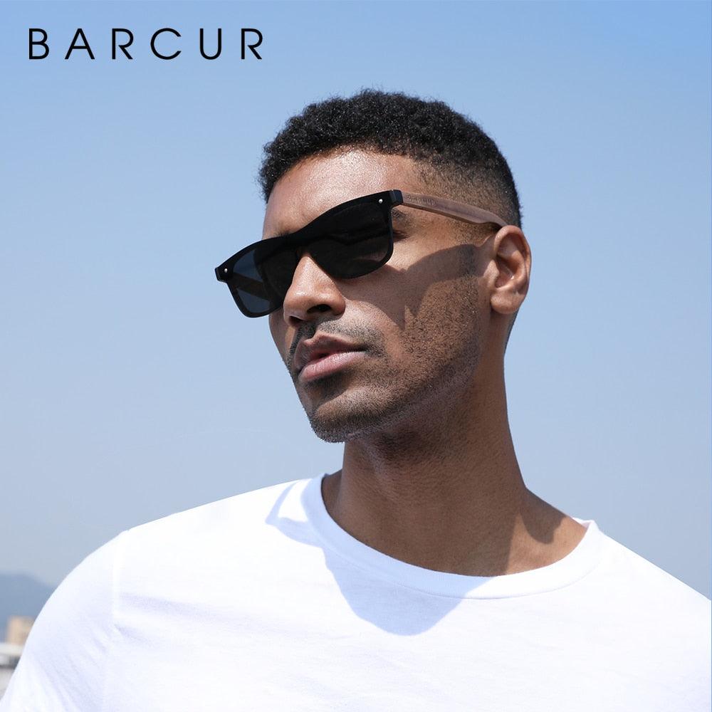 BARCUR Walnut Sunglasses Polarized