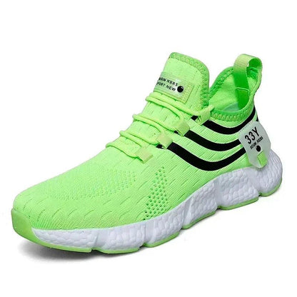 CARAUANA Zapatos Unisex Athletic Walking Shoes - Breathable Lace-Up Mesh, Various Colors & Plus Sizes