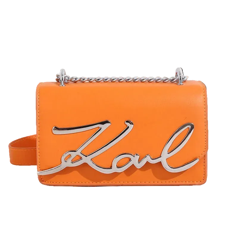 Orange CaRaUaNa Karl Clutch Bag