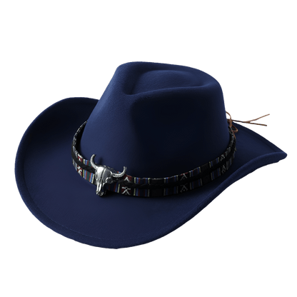 Cowboy hat monochrome felt Men and Women