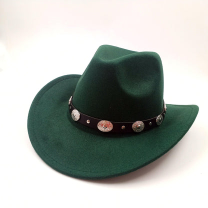 Cowboy hat monochrome felt Men and Women