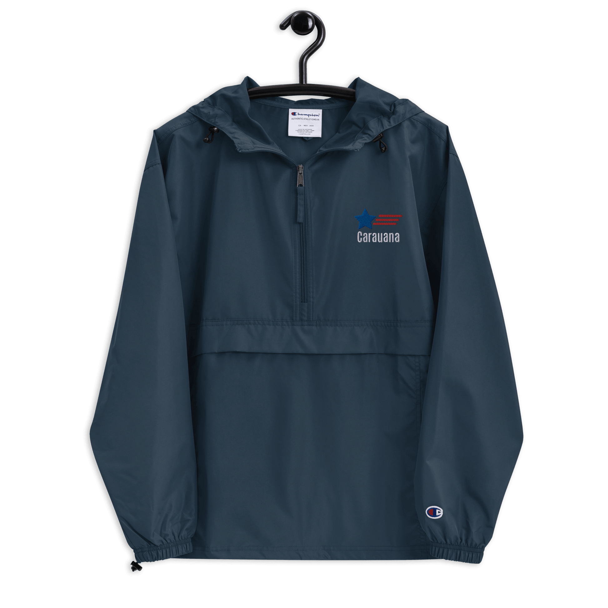 Embroidered Champion Packable Jacket Carauana Store