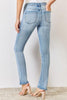 Kancan Y2K Slit Bootcut Jeans