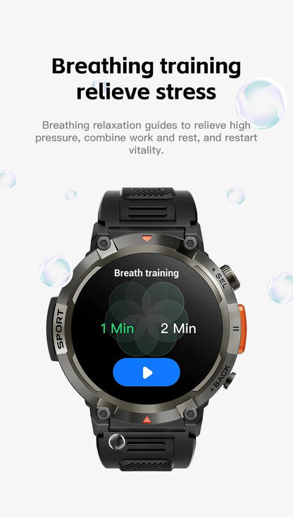 LEMFO Smartwatch With Flash Light 500Lumin S100 Men Women|Your Ultimate Fitness Companion