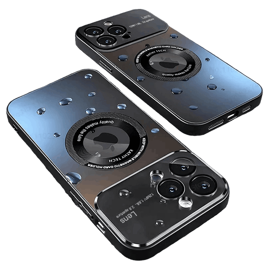 Luxury Matte Magnetic MagSafe iPhone Case with Lens Protector CaRaUaNa Fashion