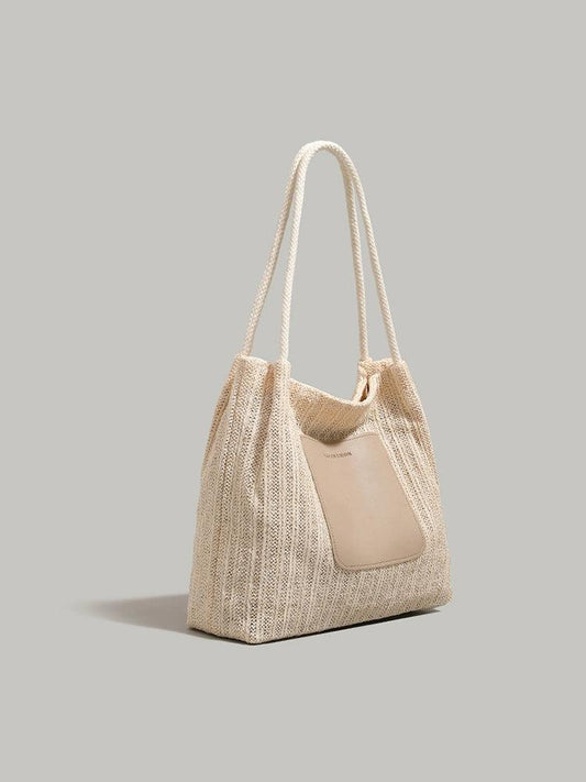 Beach-Ready Fashion: Ur Simple Straw Bag – Your Vacation Essential Carauana Store