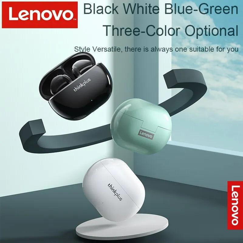 Premium Wireless Bluetooth Headset by Lenovo: In-Ear, Noise-Canceling