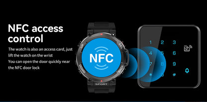 LEMFO Smartwatch Bluetooth Call sports NFC|Your Ultimate Health and Fitness Companion - Carauana Store