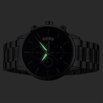 SWISH Luxury Full Steel Business Wristwatch for Male