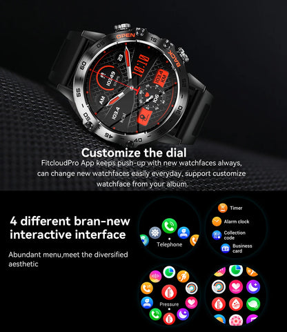 LEMFO Rugged Outdoor Sports Smart Watch: Beyond Boundaries - Carauana Store