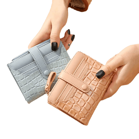 Mini portefeuille à paillettes pour femme – Compact et élégant 