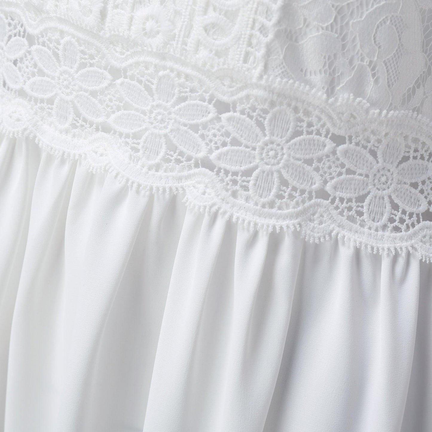 Weeding White Lace Dress