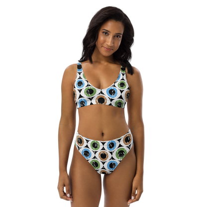 Carauana high-waisted bikini Pattern Eye