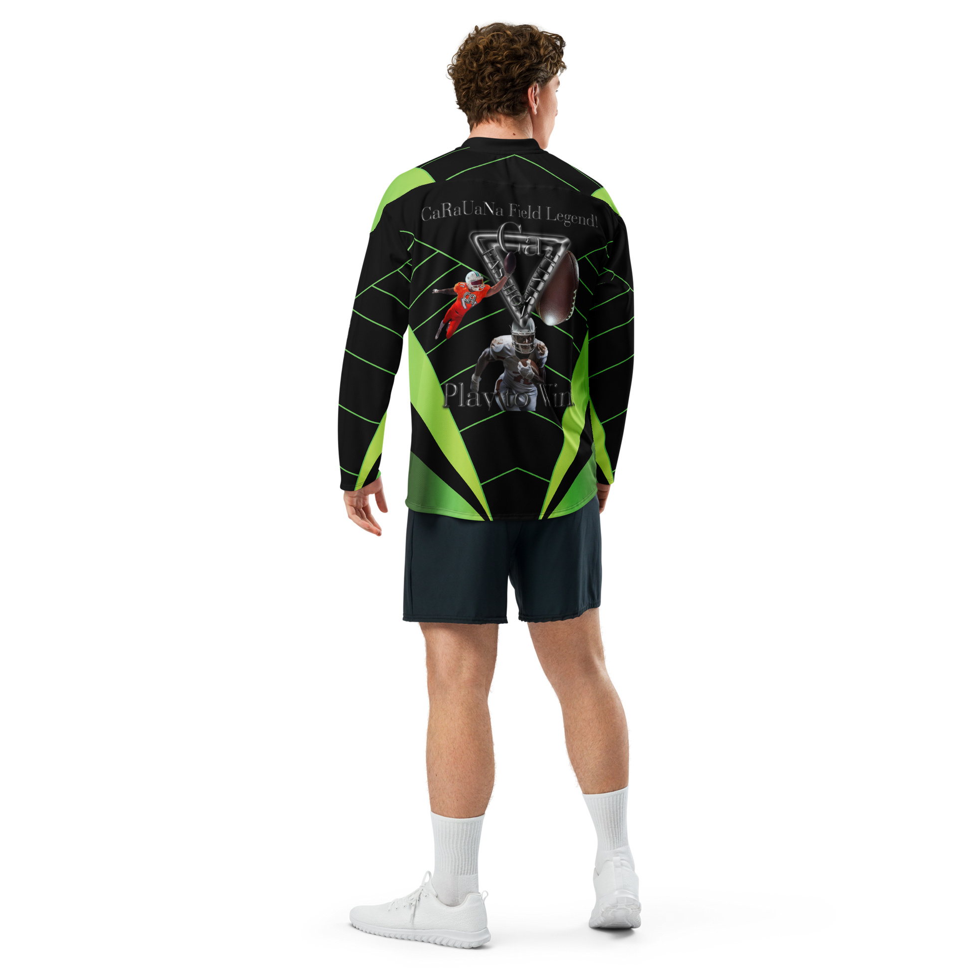 🏈 CaRaUaNa American Football Sweatshirt – Green Edition