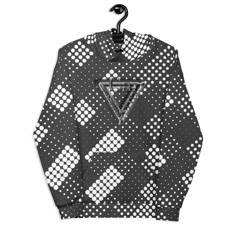 CaRaUaNa Unisex Hoodie Grey white