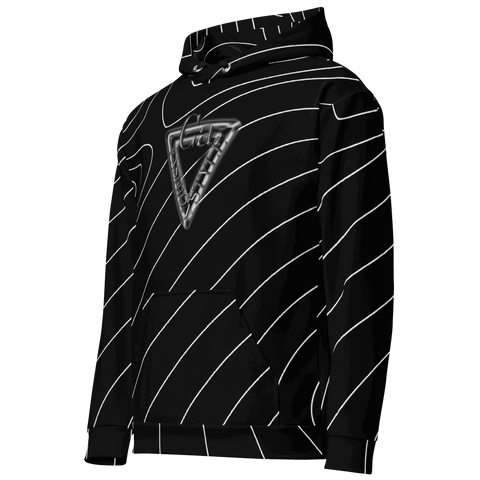 Sweat à capuche unisexe noir de marque CaRaUaNa