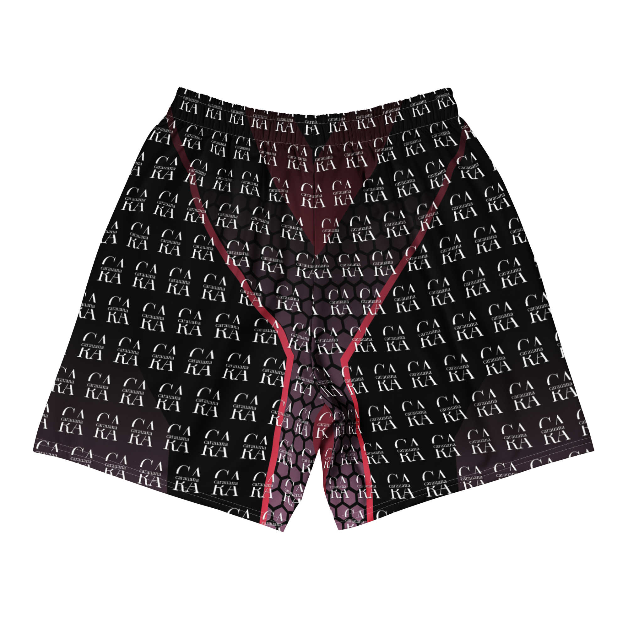 CaRaUaNa Athletic Shorts Unisex black PINK Carauana Store