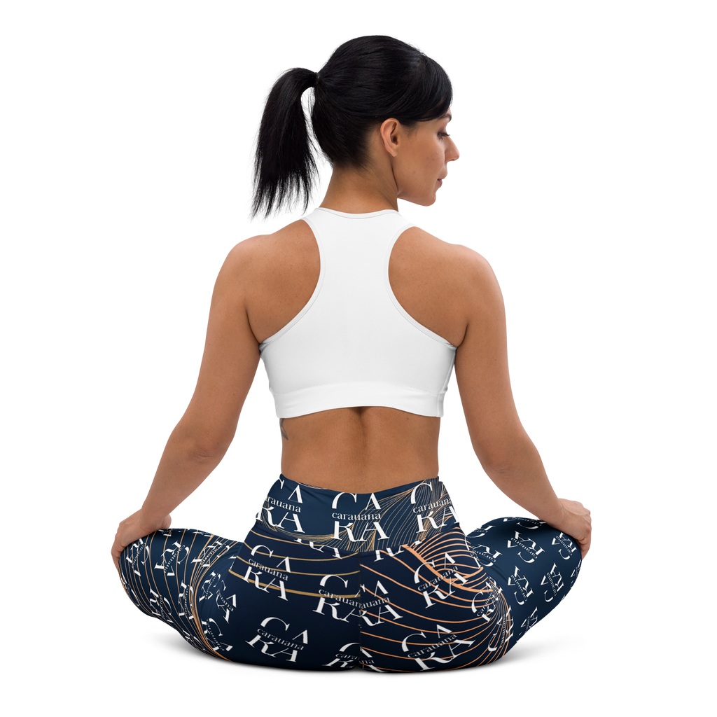 CaRaUaNa Leggings SPORT blue gold Carauana Store