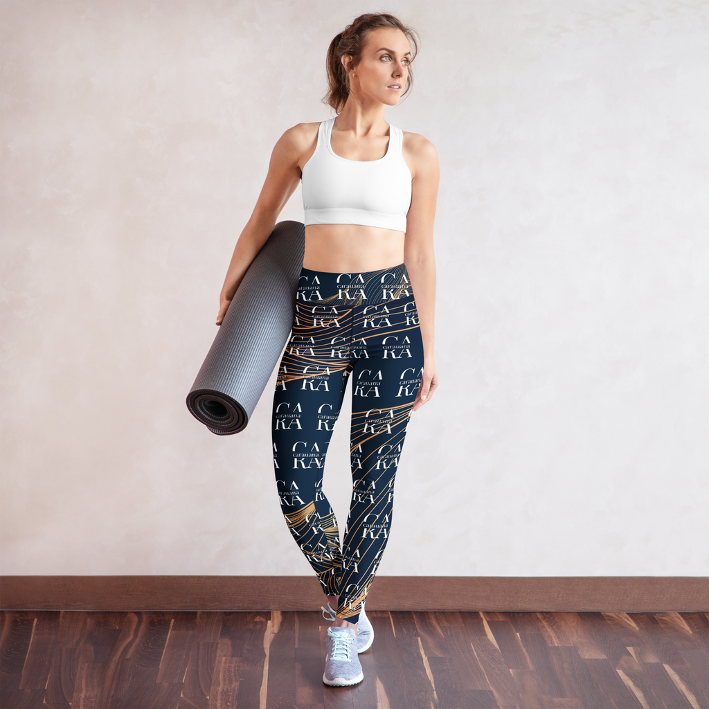 CaRaUaNa Leggings SPORT blue gold Carauana Store