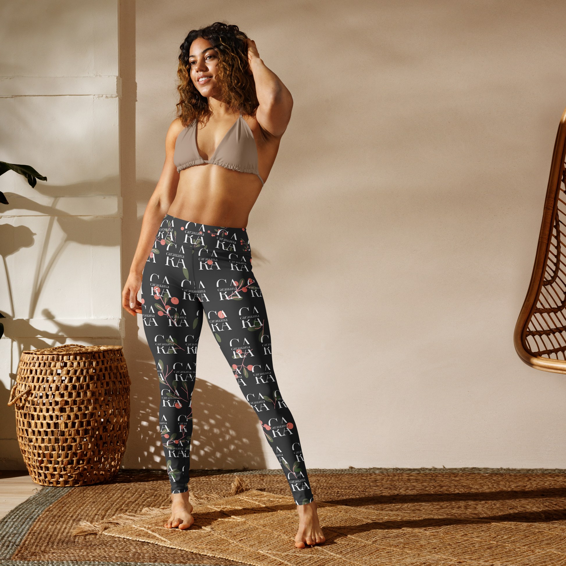 CaRaUaNa Leggings SPORT Black fruit Carauana Store