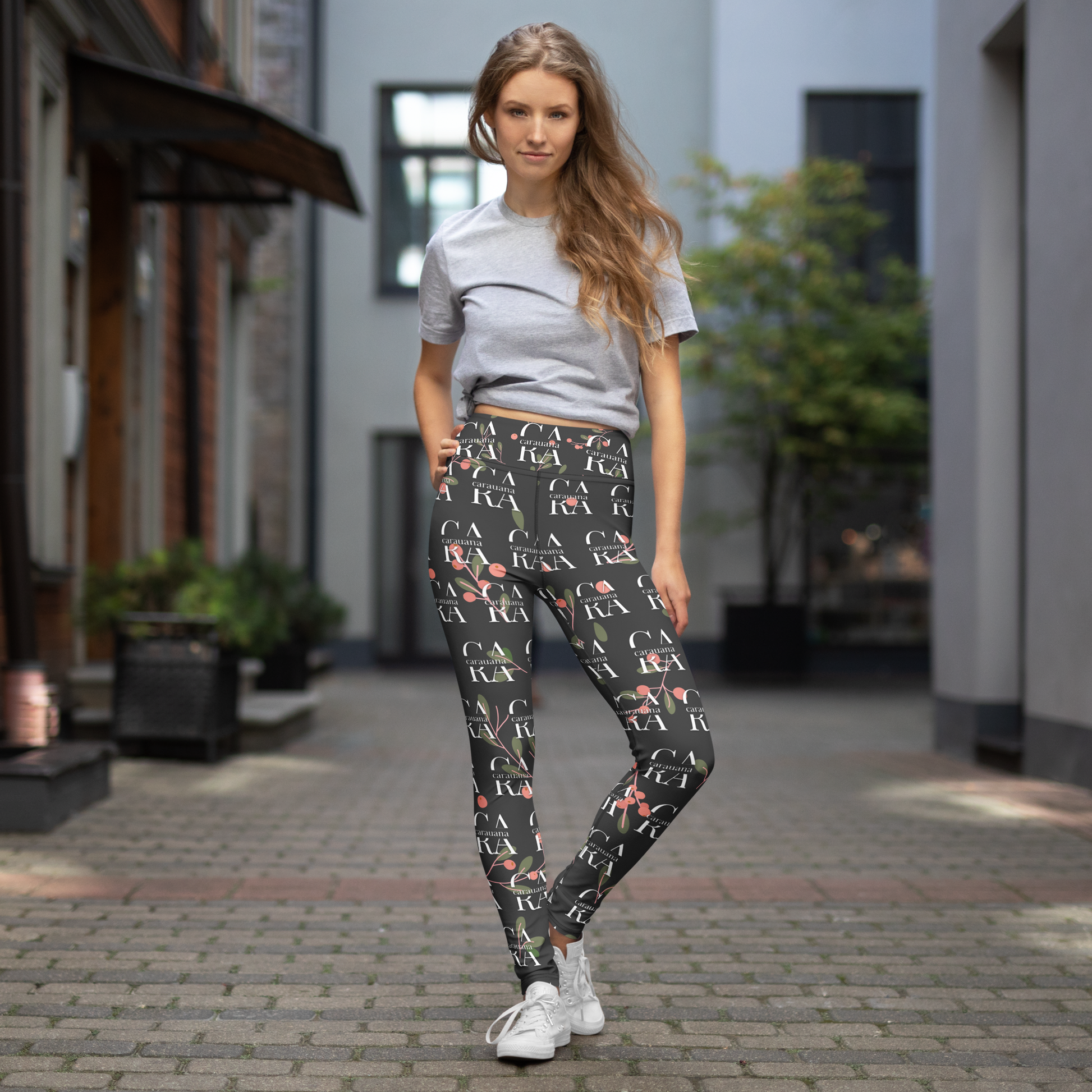 CaRaUaNa Leggings SPORT Black fruit Carauana Store