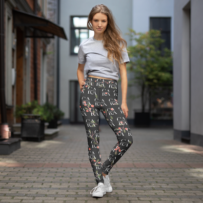CaRaUaNa Leggings SPORT Black fruit Carauana Store