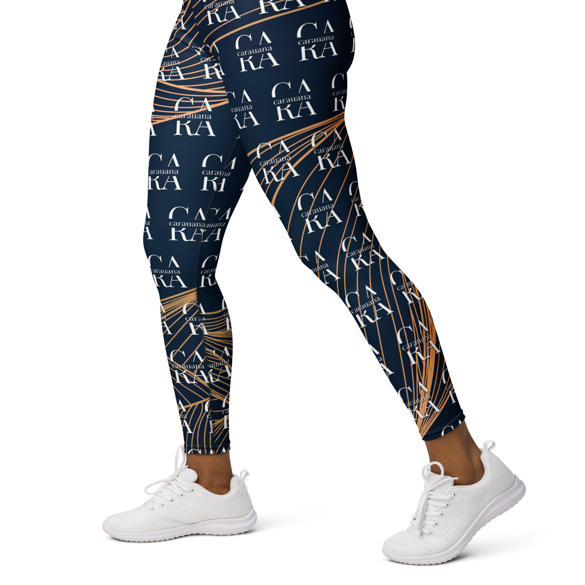 CaRaUaNa Leggings SPORT blue gold Carauana Store