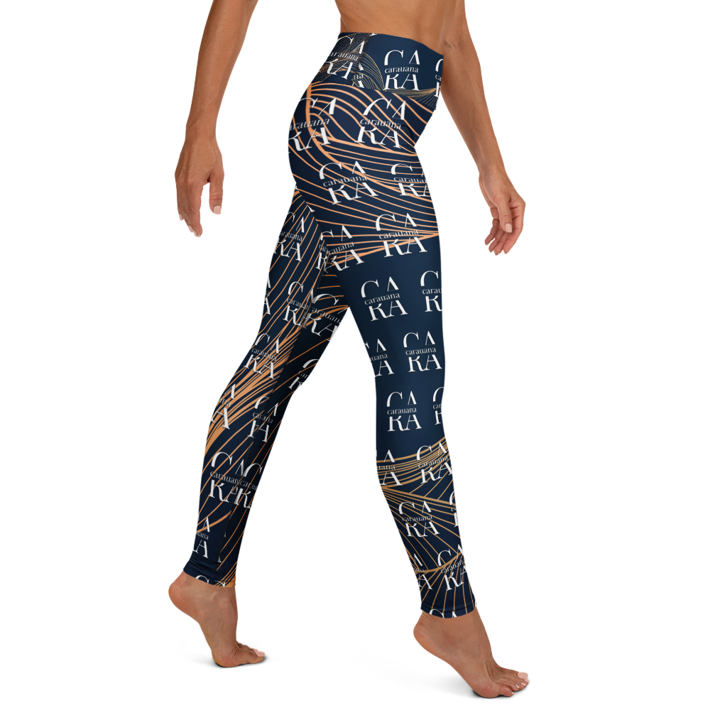 CaRaUaNa Leggings SPORT blue gold Carauana Store
