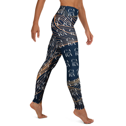 CaRaUaNa Leggings SPORT blue gold Carauana Store