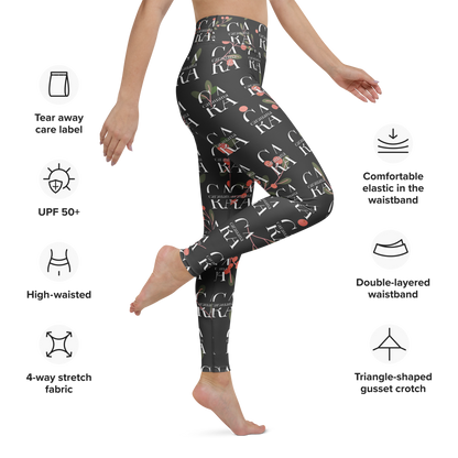 CaRaUaNa Leggings SPORT Black fruit Carauana Store