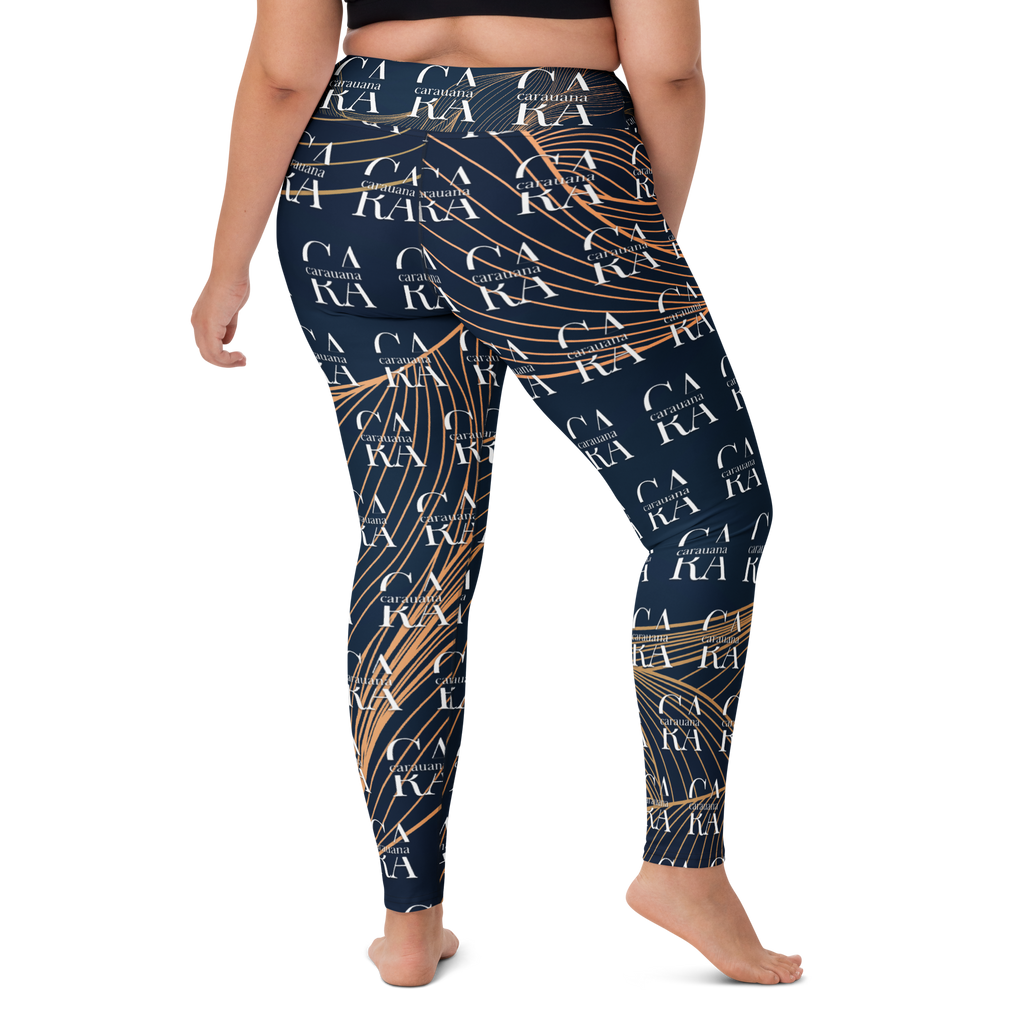 CaRaUaNa Leggings SPORT blue gold Carauana Store