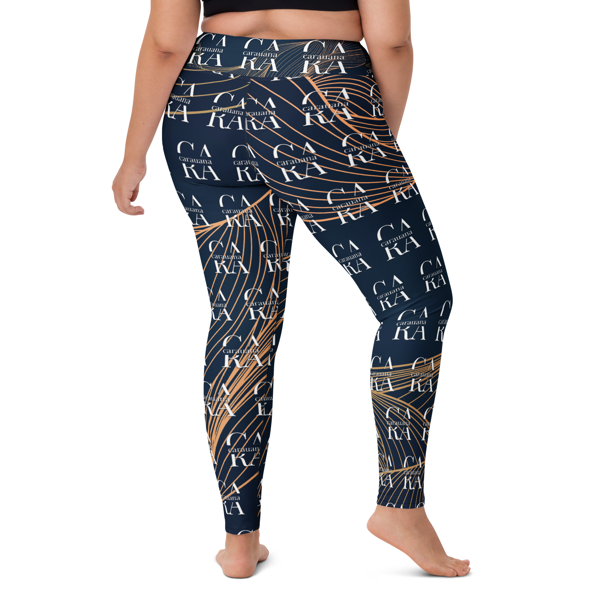 CaRaUaNa Leggings SPORT blue gold Carauana Store