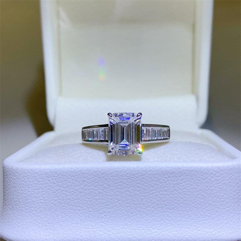 3 Carat Moissanite 925 Sterling Silver Ring Carauana Store