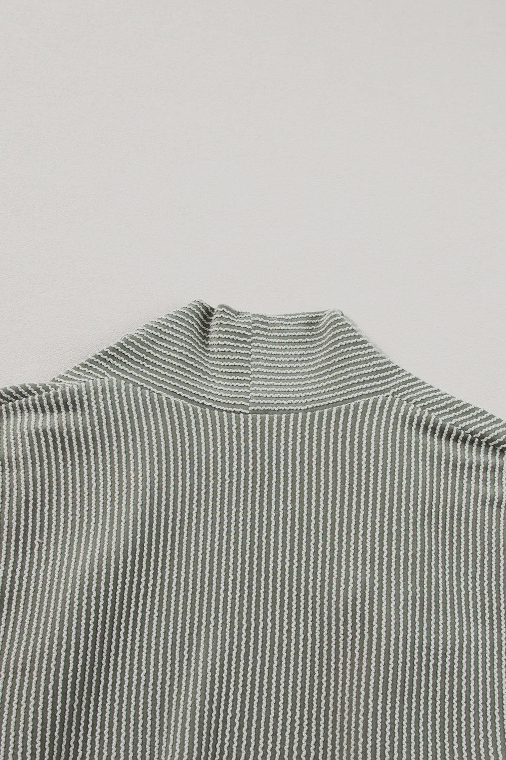 Textured Open Front Long Sleeve Cover Up Carauana Store