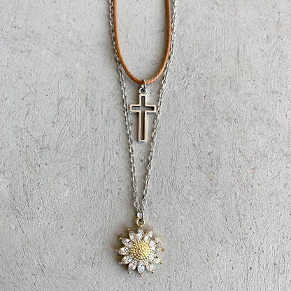 Sunflower Pendant Necklace Set Carauana Store