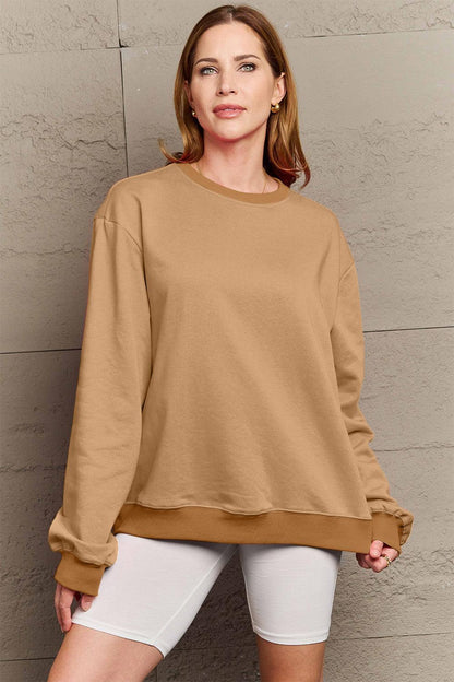Simply Love Full Size IF I'M TOO MUCH THEN GO FIND LESS Round Neck Sweatshirt Carauana Store