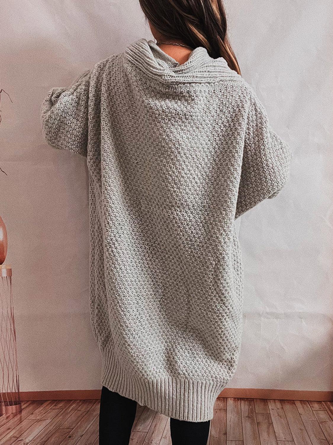 Open Front Longline Cardigan Carauana Store