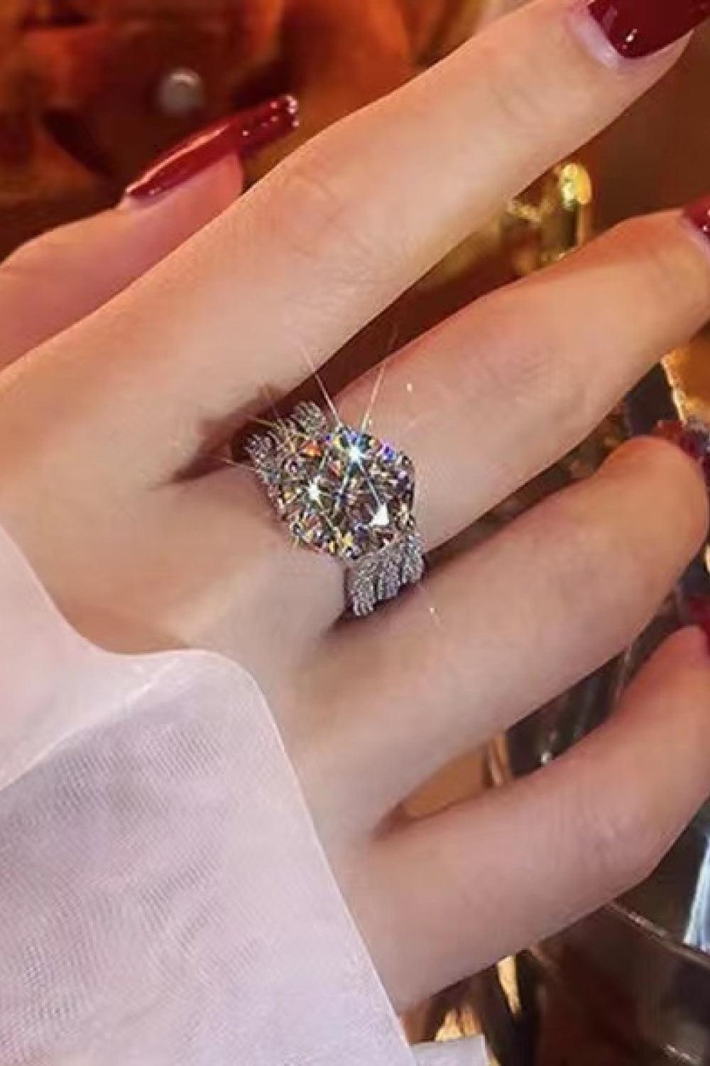 Adored 3 Carat Moissanite Three-Layer Ring Carauana Store