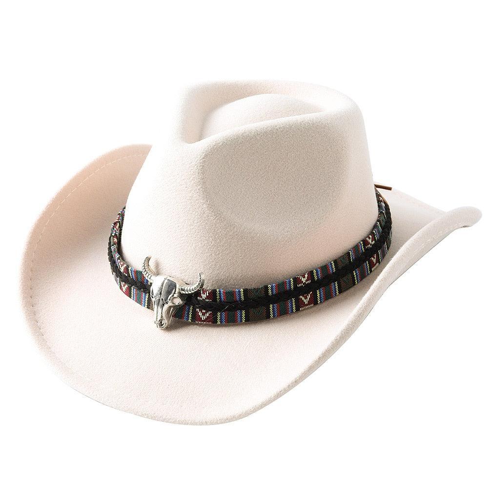 cowboy hat monochrome felt Unisex