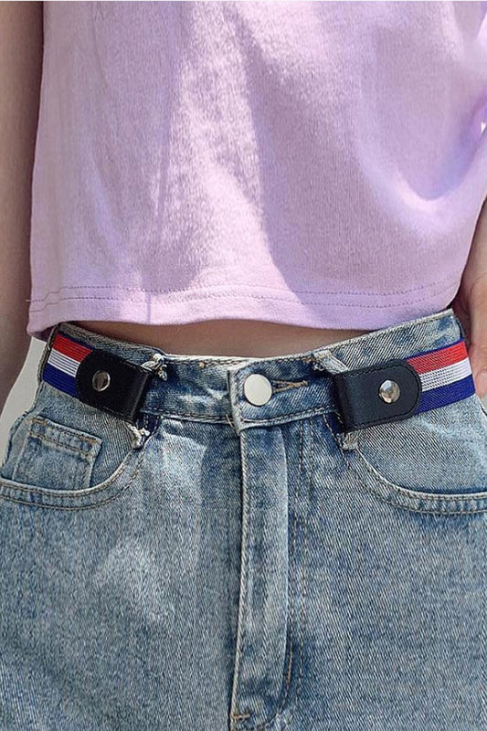 PU Elastic Snap Closure Belt Carauana Store