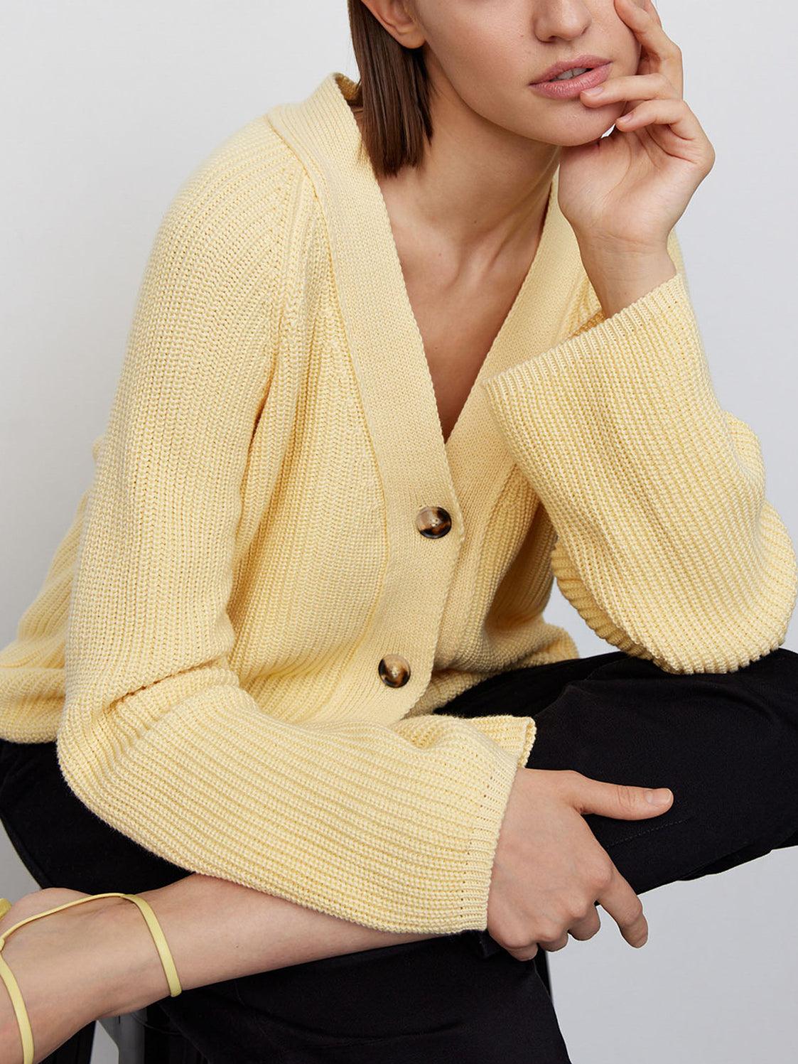 Raglan Sleeve Button Down Cardigan Carauana Store