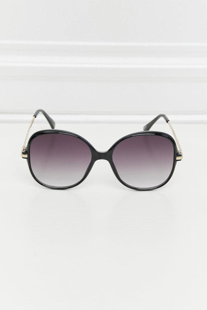 Metal-Plastic Hybrid Full Rim Sunglasses Carauana Store