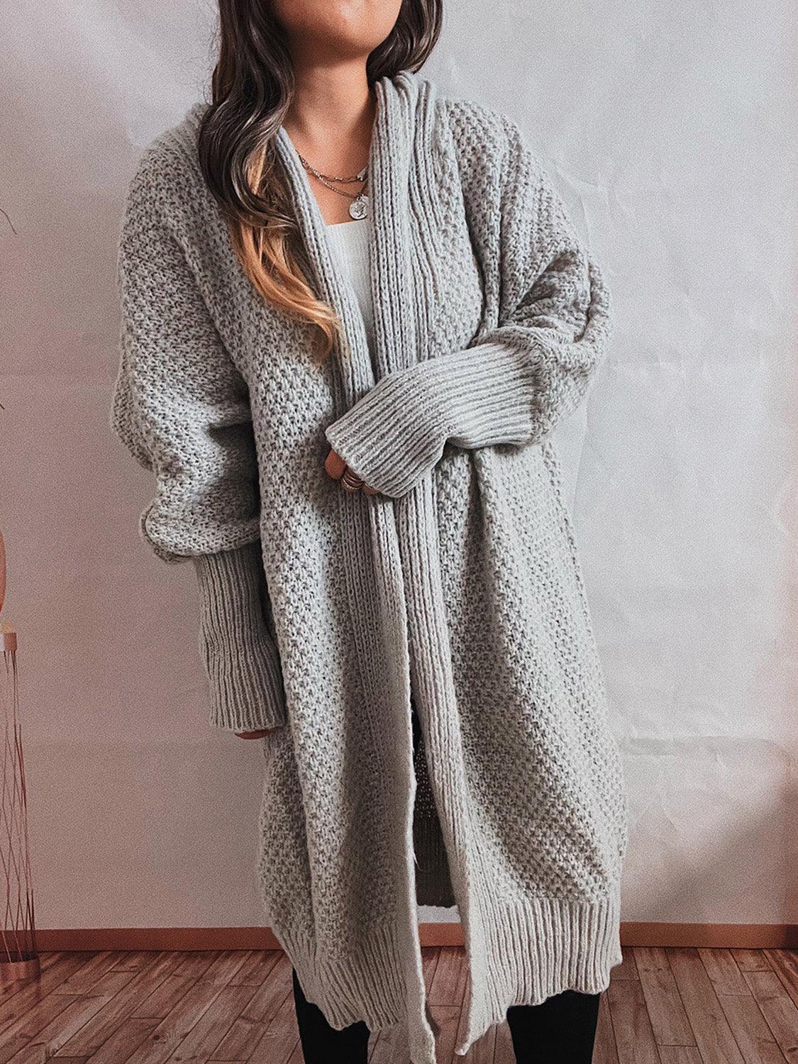 Open Front Longline Cardigan Carauana Store