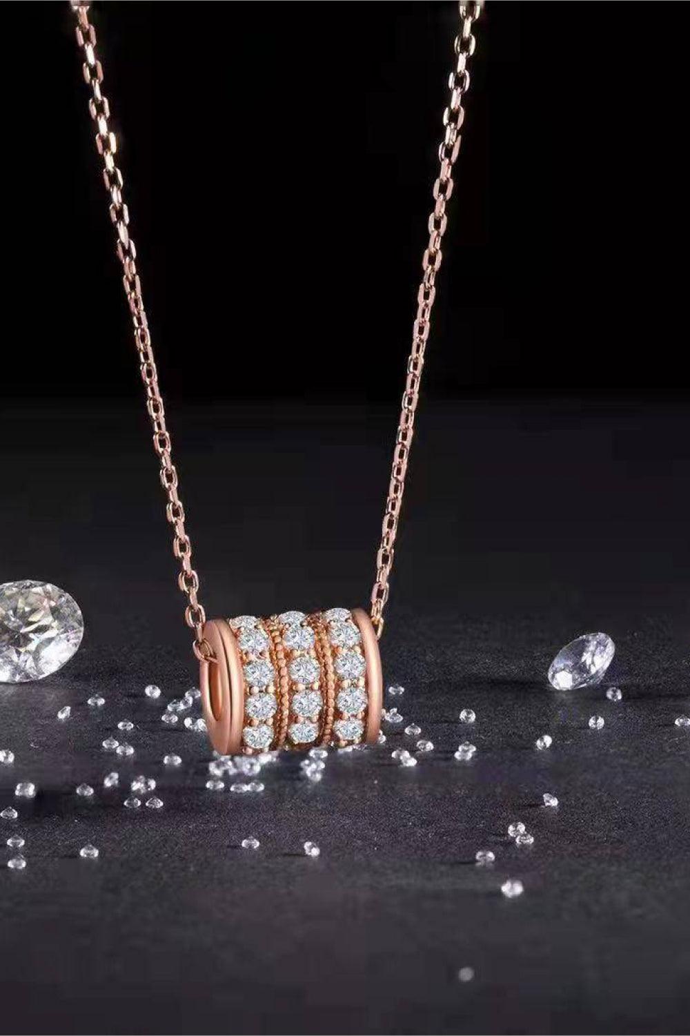 Moissanite 925 Sterling Silver Necklace Carauana Store