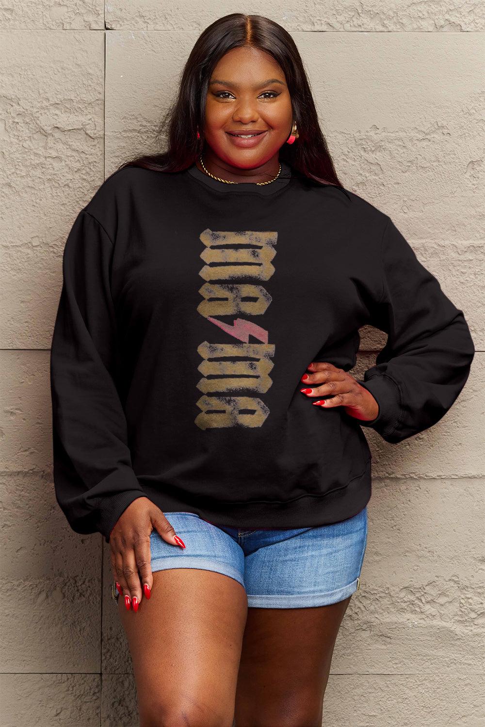 Simply Love Full Size MAMA Round Neck Sweatshirt Carauana Store