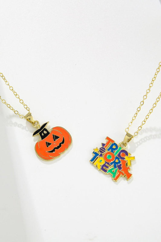 Two-Piece Halloween Theme Necklace Set Carauana Store