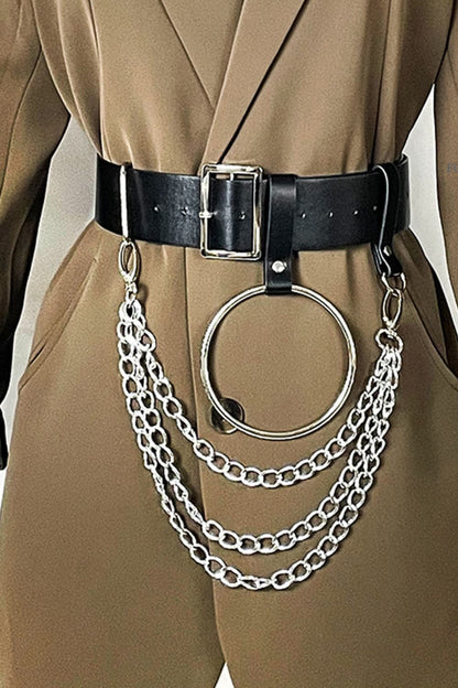 PU Belt with Chain Carauana Store