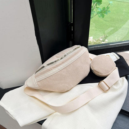 Small Corduroy Sling Bag Carauana Store